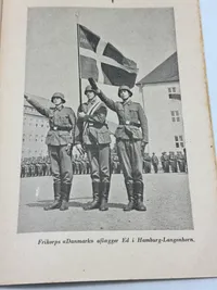 Ekstremt sjældent original hvervebrocure til Frikorps Danmark - Kendes kun i få eksemplarer