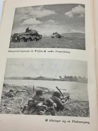 Ekstremt sjældent original hvervebrocure til Frikorps Danmark - Kendes kun i få eksemplarer