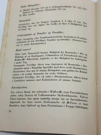 Ekstremt sjældent original hvervebrocure til Frikorps Danmark - Kendes kun i få eksemplarer