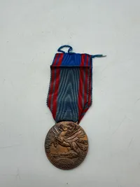 Original ITALY. Aeronautic Valour Medal. Republica. Bronze version