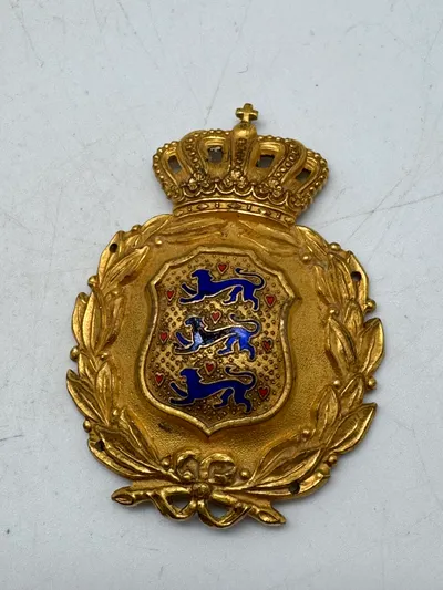 Originalt brystskjold fra den Danske brigade i Sverige WW2