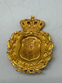 Originalt brystskjold fra den Danske brigade i Sverige WW2