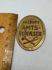 Originalt Aalborg amts vejvæsen tegn
