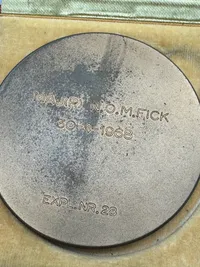 Original medalje givet til major