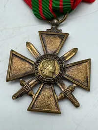 Originalt Fransk Croix de Guerre 1939–1945