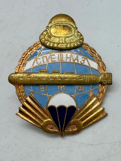 Originalt Russisk kampdykker badge