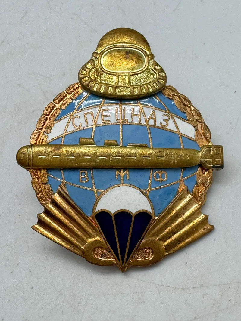 Originalt Russisk kampdykker badge