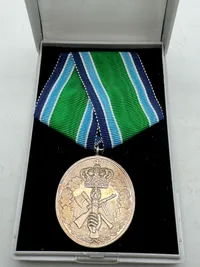 Original HJV 25 års tegn af sterlingsølv