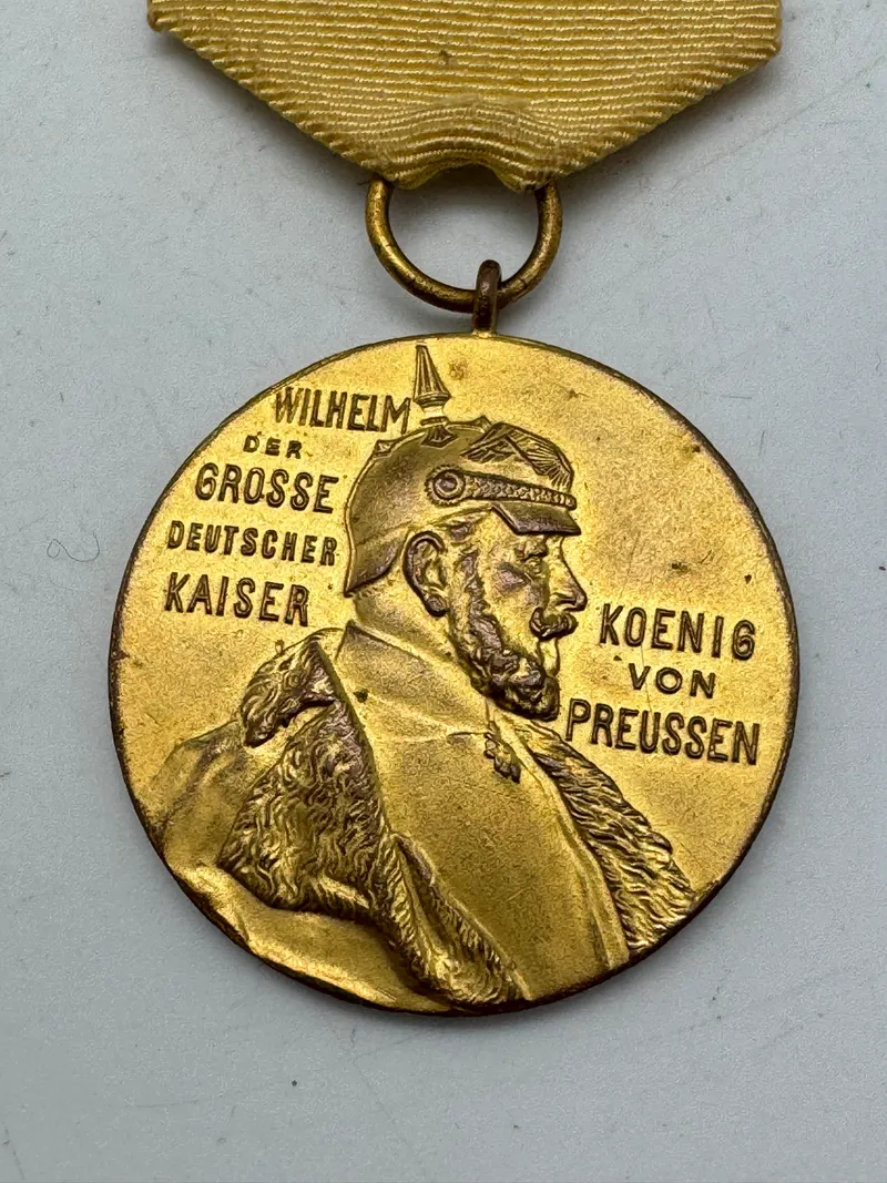 Original KAISER WILHELM I COMMEMORATIVE MEDAL 1897.