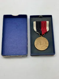 Original US WW2 medalje i æske: US Army of Occupation Service