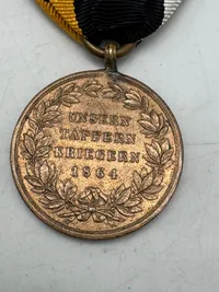 Original Commemoration Medal for the 1864 Campaign in Schleswig-Holstein