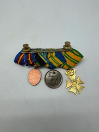 Dansk miniture medalje spange