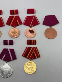 Samling original DDR medaljer