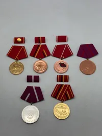 Samling original DDR medaljer
