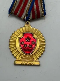 Original PEOPLE'S REPUBLIC OF CHINA. MEDAL OF THE POLICE FOR EXCELLENT SERVICE 2nd. CLASS