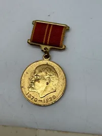 Original Russisk medalje med urkunde
