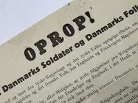 Originalt Oprop nedkastet over Danmark den 9 April 1940