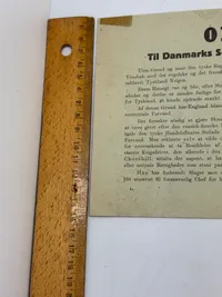 Originalt Oprop nedkastet over Danmark den 9 April 1940