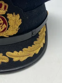 Original kasket - søværnet (Orlogskaptajn og opefter)