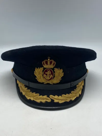 Original kasket - søværnet (Orlogskaptajn og opefter)