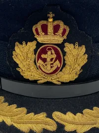 Original kasket - søværnet (Orlogskaptajn og opefter)