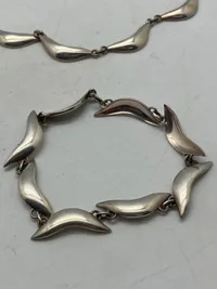 Halskæde og armbånd -925 sterlingsølv