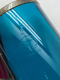 Originale lanterne glas - det ene stemplet Hamburg