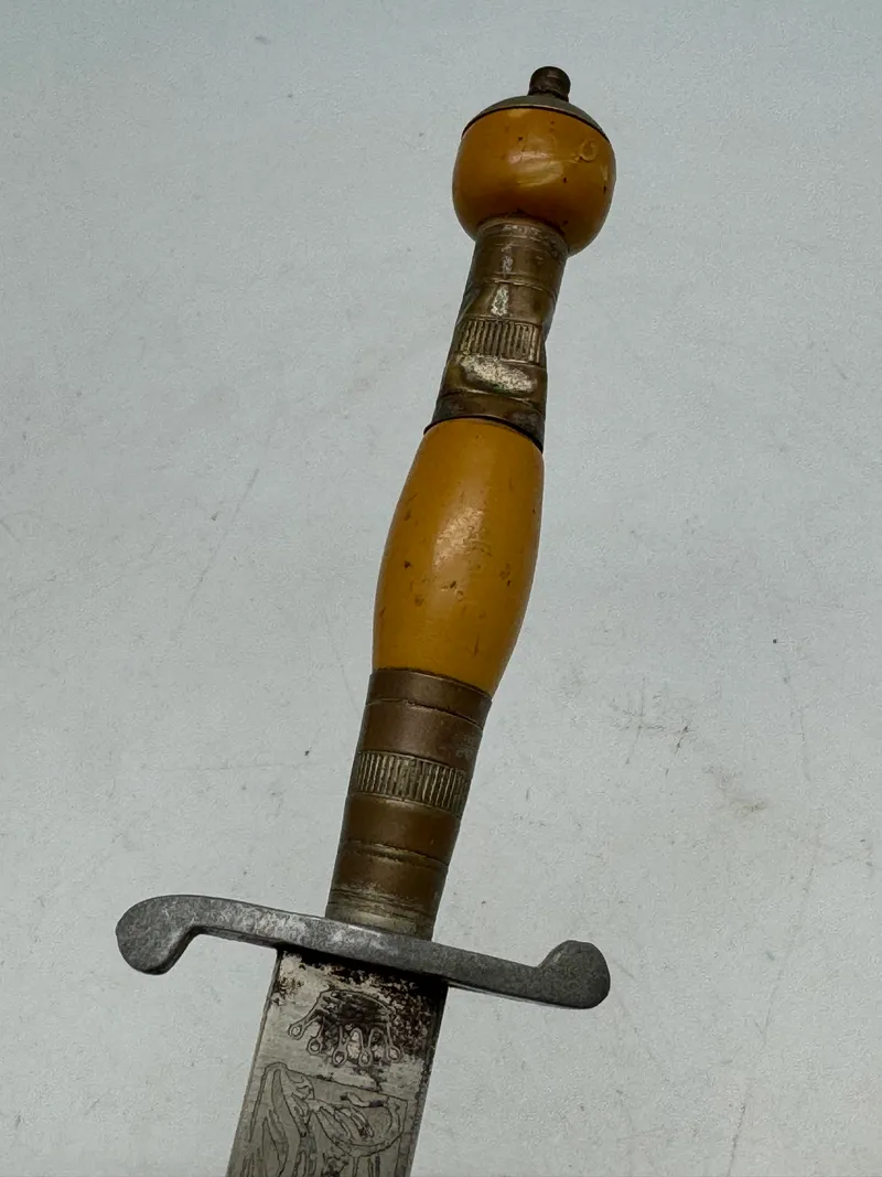 BRAZILIAN "FACA DE PONTA" HIGH LIFE KNIFE  made in Solingen Germany for export to Brazil