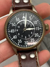 Mekanisk ww2 Luftwaffe ur - nyproduceret og virker
