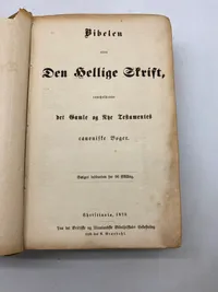 Original bibel fra 1875
