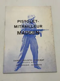 Sjældent originalt Madsen instruktionshæfte