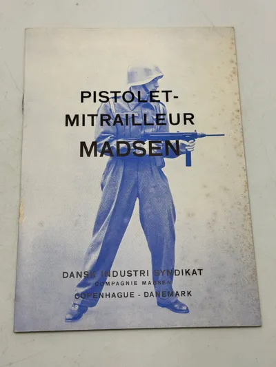 Sjældent originalt Madsen instruktionshæfte