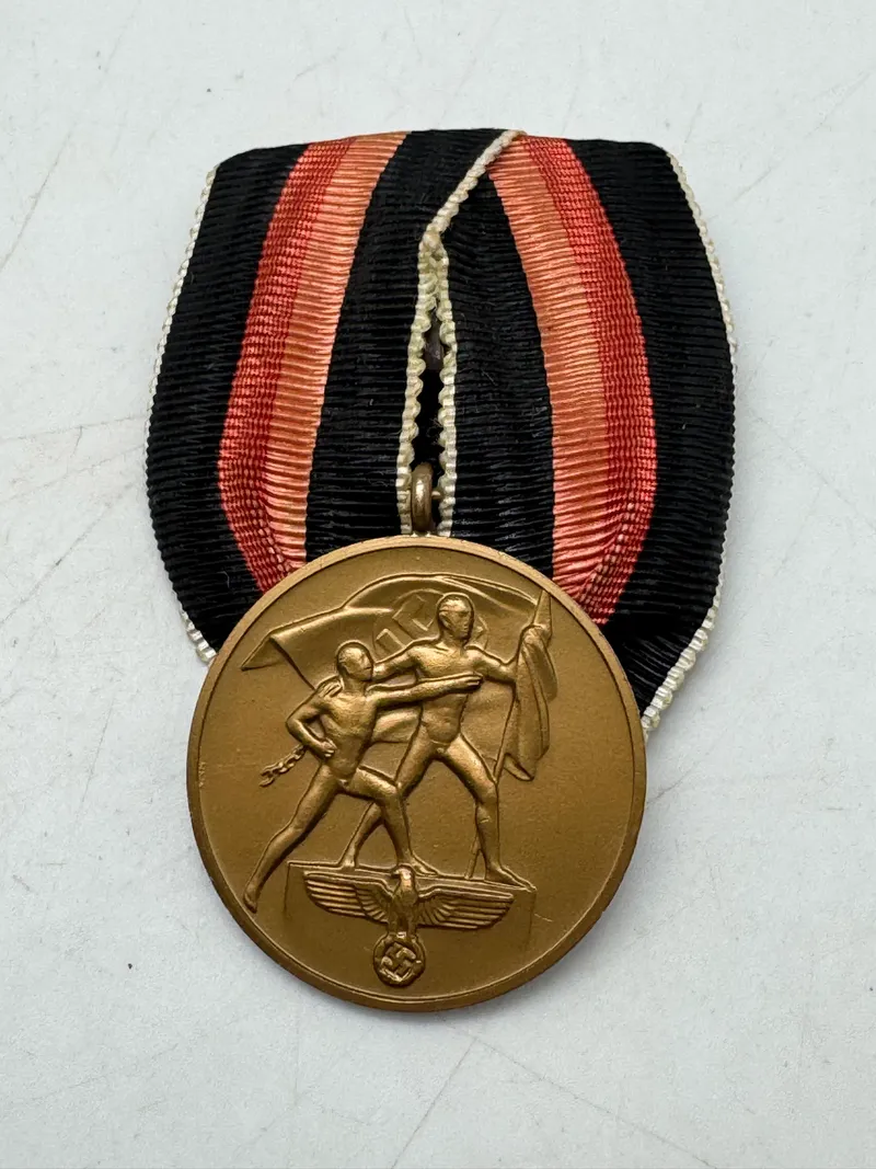 Original tysk 1.oktober 1938 medalje