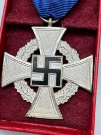 Original medalje for 25 års tro tjeneste