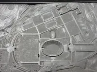 Veludført original bakelit plakette fra den tysk olympiade i 1936