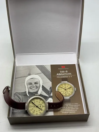 Polsk ww2 pilot ur (nyproduceret og virker)