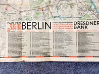 Originalt kort over Berlin fra olympiaden i 1936