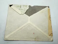 Original feldpost kuvert sendt fra frivillig til Danmark