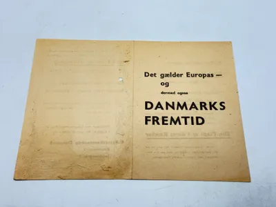 Original hverveflyer for Frikorps Danmark