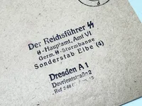 Sjældent original kuvert sendt til Heinrich Himmler (eller hans stab)