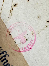 Original feldpost kuvert sendt fra frivillig til Danmark