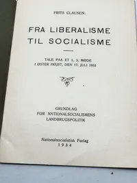 Sjælden original DNSAP flyer