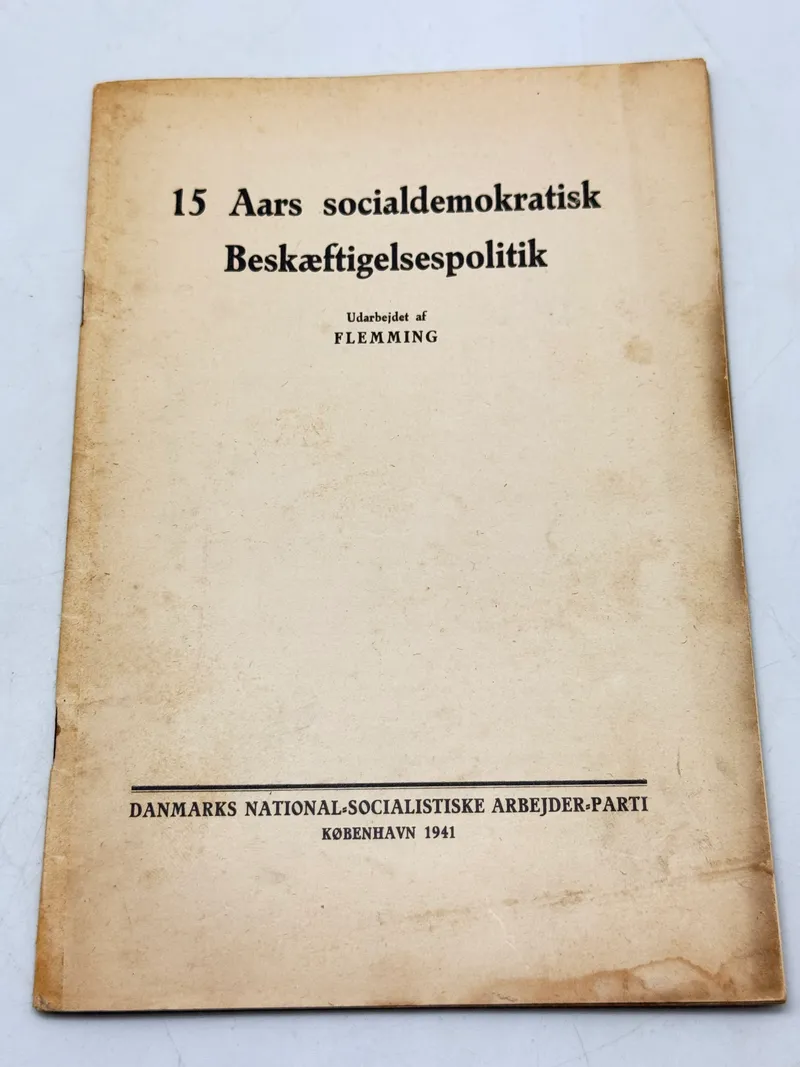 Sjælden original DNSAP flyer