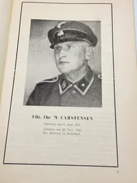 Sjældent originalt Waffen-SS hæfte (Nordslesvig)