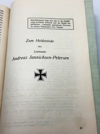 Sjældent originalt Waffen-SS hæfte (Nordslesvig)