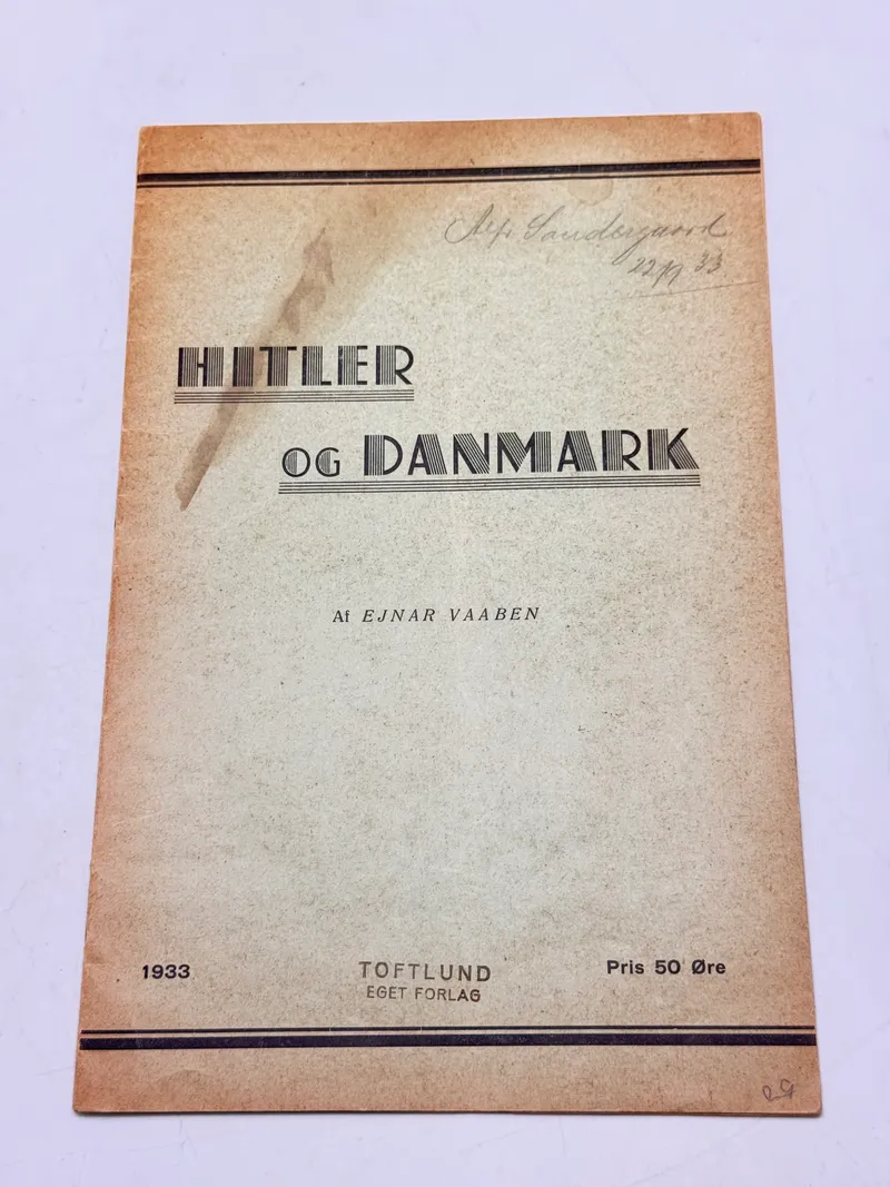 Sjælden original DNSAP flyer