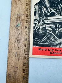 Sjælden original Waffen-SS hverveflyer (Frikorps Danmark)