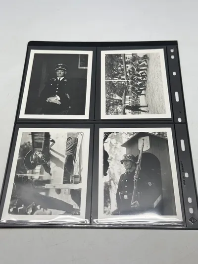 Foto af Schalburg folk, optryk fra originale negativer