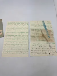 Originalt Dansk SS feltpost med censur brev - SS panzer grenadier regiment 24, 111 bataljon