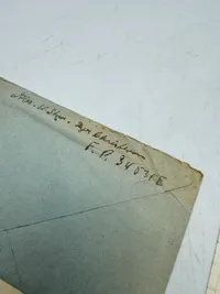 Originalt Dansk SS feltpost med censur brev - SS panzer grenadier regiment 24, 111 bataljon